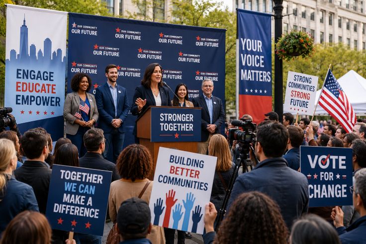 visual communication in political and public event