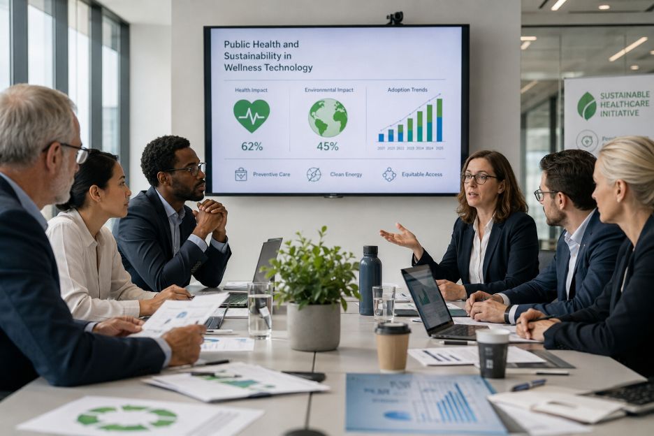 Sustainable healthcare discussion in progress