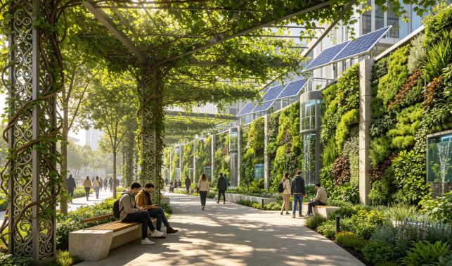 modern urban park